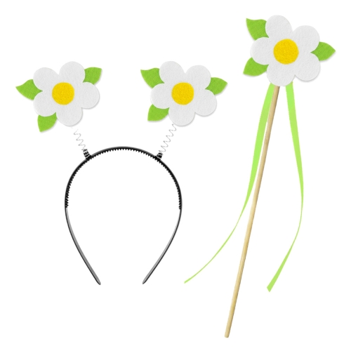 ZESTAW KWIATEK BIAŁY 2el