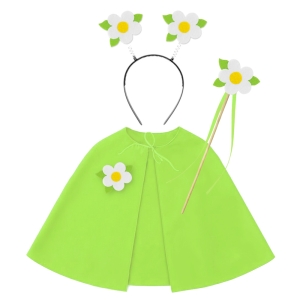 ZESTAW KWIATEK BIAŁO-ZIELONY 98-110 4el