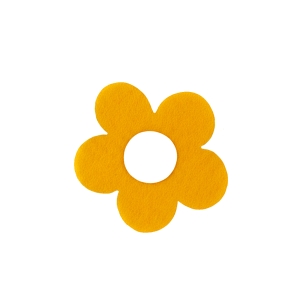 FRONT KWIATEK FILCOWY POMARAŃCZOWY 5cm