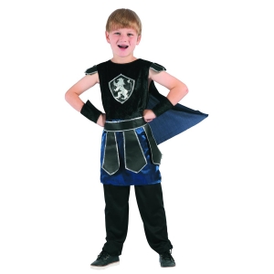 STRÓJ RYCERZ CZARNO-NIEBIESKI 110-120