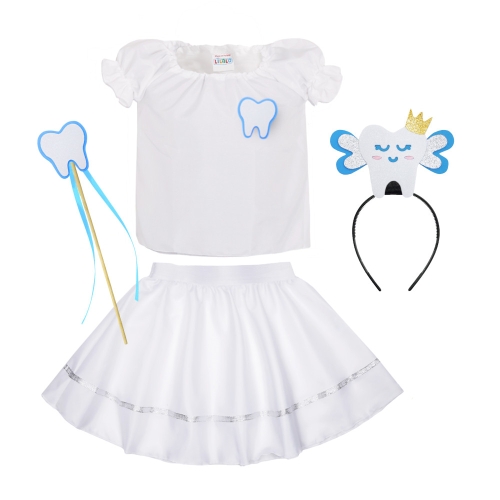 ZESTAW WRÓŻKA ZĘBUSZKA BIAŁA 98-110 5el