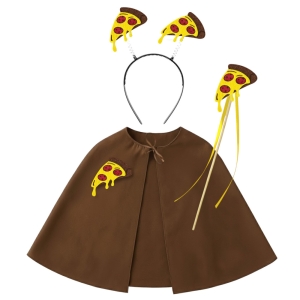 ZESTAW PIZZA BRĄZOWY 146-158 4el