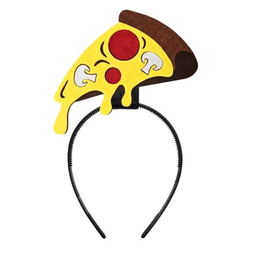 OPASKA PIZZA FILCOWA BRĄZOWO-ŻÓŁTA