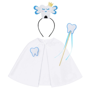 ZESTAW WRÓŻKA ZĘBUSZKA BIAŁA 116-140 5el