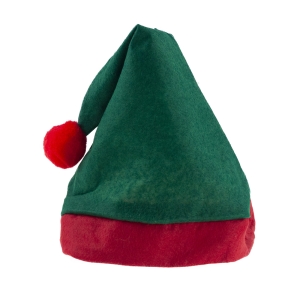 CZAPKA ELFA ZIELONO-CZERWONA