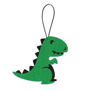 ZAWIESZKA DINOZAUR FILCOWA ZIELONA