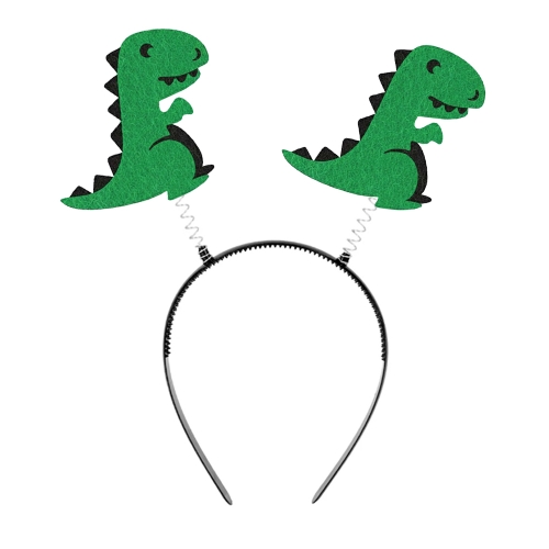 OPASKA DINOZAUR FILCOWA ZIELONA