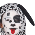 STRÓJ KOMBINEZON PIESEK DALMATYŃCZYK BIAŁO-CZARNY 95-105
