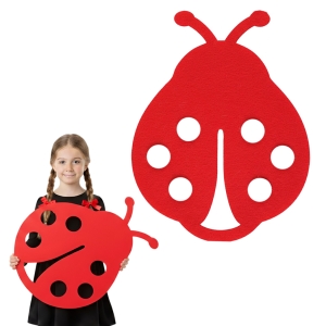 MAXI FRONT BIEDRONKA FILCOWA CZERWONA 46x36cm