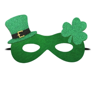 MASKA ŚWIĘTEGO PATRYKA KAPELUSIK KONICZYNKA CIEMNOZIELONA