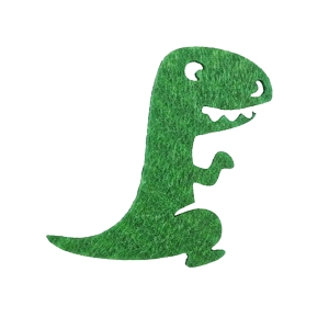 FRONT DINOZAUR FILCOWY ZIELONY 6,5x6cm