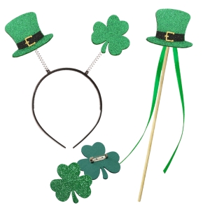 ZESTAW ŚWIĘTEGO PATRYKA ZIELONY 3el