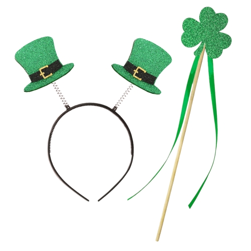 ZESTAW ŚWIĘTEGO PATRYKA ZIELONY 2el