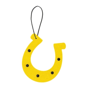 ZAWIESZKA PODKOWA FILCOWA ŻÓŁTA