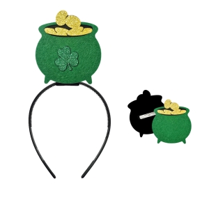 ZESTAW ŚWIĘTEGO PATRYKA ZIELONY 2el