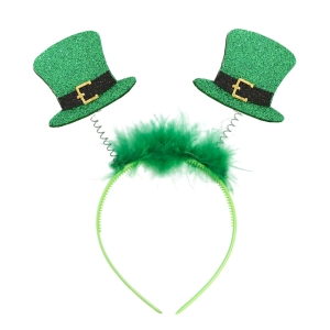 OPASKA KAPELUSIKI ŚWIĘTEGO PATRYKA PIANKA BROKATOWA ZIELONA