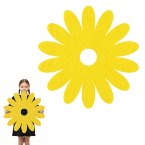 MAXI FRONT KWIATEK FILCOWY ŻÓŁTY 36x36cm