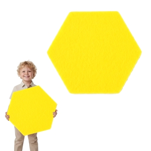 MAXI FRONT PLASTER MIODU HEKSAGON FILCOWY ŻÓŁTY 40x36cm