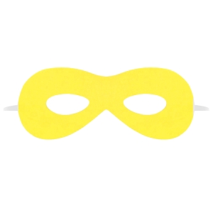MASKA SUPERBOHATER FILCOWA ŻÓŁTA