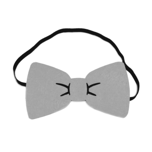 MUCHA Z GUMKĄ FILCOWA SZARA