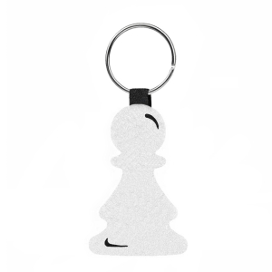 BRELOK FIGURA SZACHOWA PIONEK FILCOWY BIAŁY