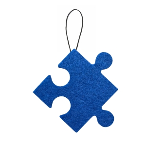 ZAWIESZKA PUZZELEK FILCOWA NIEBIESKA 5,5cm