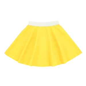 SPÓDNICZKA PONGEE ŻOŁTA L 40cm