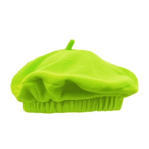 BERET DZIECIĘCY Z ANTENKĄ POLAROWY JASNOZIELONY