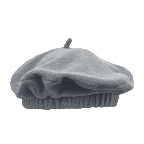 BERET DZIECIĘCY Z ANTENKĄ POLAROWY SZARY