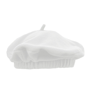 BERET DZIECIĘCY Z ANTENKĄ POLAROWY BIAŁY