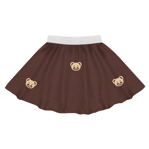 SPÓDNICZKA MIŚ PONGEE BRĄZOWA XL