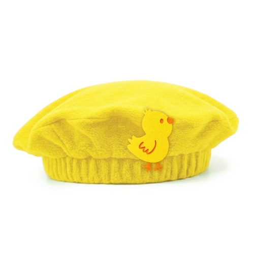 BERET KURCZACZEK POLAROWY ŻÓŁTY