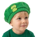 BERET ŻABKA POLAROWY ZIELONY