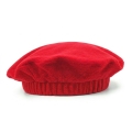 BERET JABŁKO POLAROWY CZERWONY