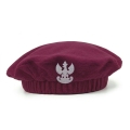 BERET WOJSKOWY ORZEŁEK POLAROWY BORDOWY