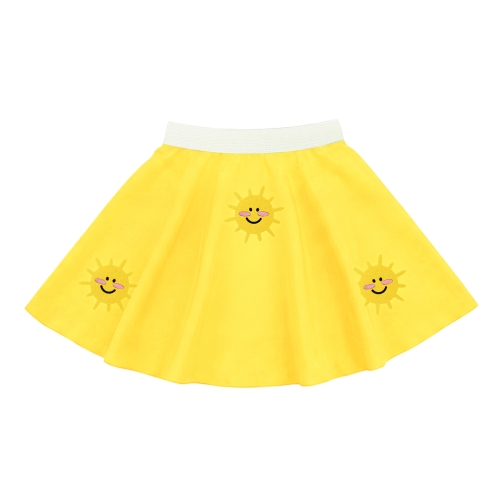 SPÓDNICZKA SŁOŃCE PONGEE ŻÓŁTA S/M
