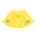 SPÓDNICZKA KWIATKI PONGEE ŻÓŁTA S/M