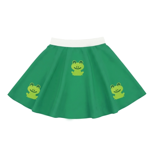 SPÓDNICZKA ŻABKI PONGEE CIEMNOZIELONA S/M