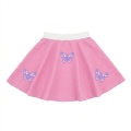 SPÓDNICZKA MOTYLKI PONGEE RÓŻOWA S/M