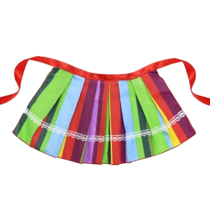 FARTUSZEK ŁOWICZANKA LUDOWY BAWEŁNA KOLOROWY XL