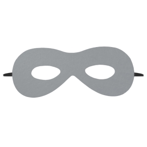 MASKA SUPERBOHATER FILCOWA SZARA