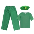 ZESTAW ŻABKA ZIELONY 116-128 3el