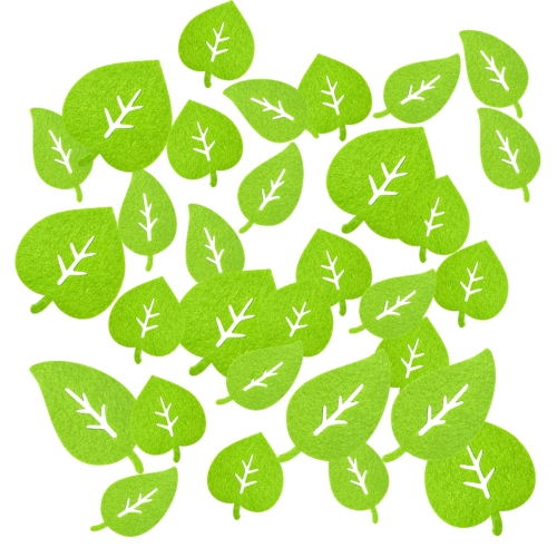 ZESTAW LIŚCI WIOSENNYCH JANOZIELONY MIX 36szt