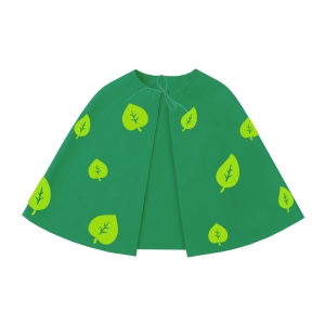 PELERYNA LIŚCIE WIOSENNE PONGEE CIEMNOZIELONA 98-110