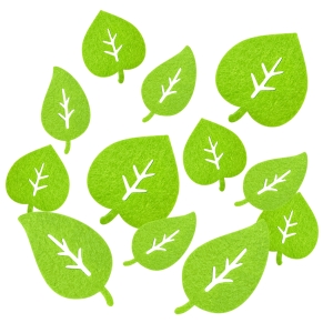 ZESTAW LIŚCI WIOSENNYCH JANOZIELONY MIX 12szt