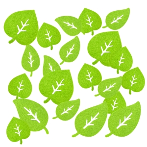 ZESTAW LIŚCI WIOSENNYCH JANOZIELONY MIX 24szt