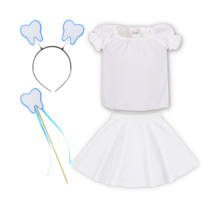 ZESTAW WRÓŻKA ZĘBUSZKA BIAŁY 98-110 4el