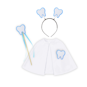 ZESTAW WRÓŻKA ZĘBUSZKA BIAŁY XL 4el