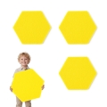 ZESTAW MAXI FRONTÓW PLASTER MIODU HEKSAGON FILCOWY ŻÓŁTY 40x36cm 3szt