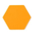 ZESTAW MAXI FRONTÓW PLASTER MIODU HEKSAGON FILCOWY POMARAŃCZ 40x36cm 6szt